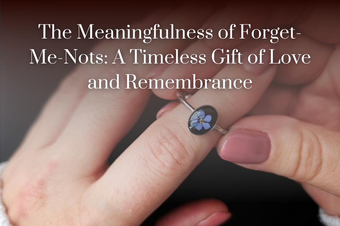 forget me not flower ring