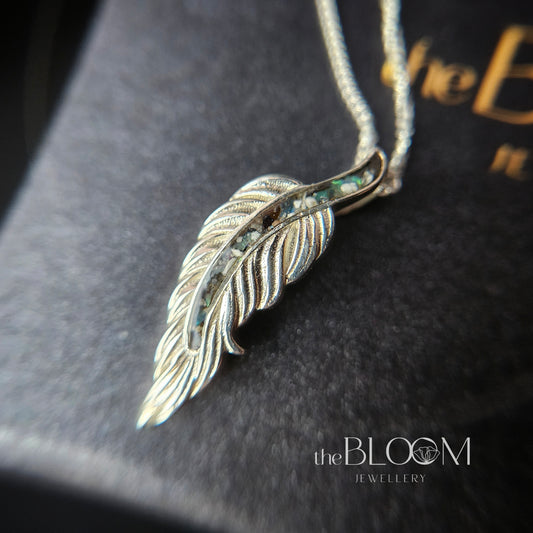Feather necklace