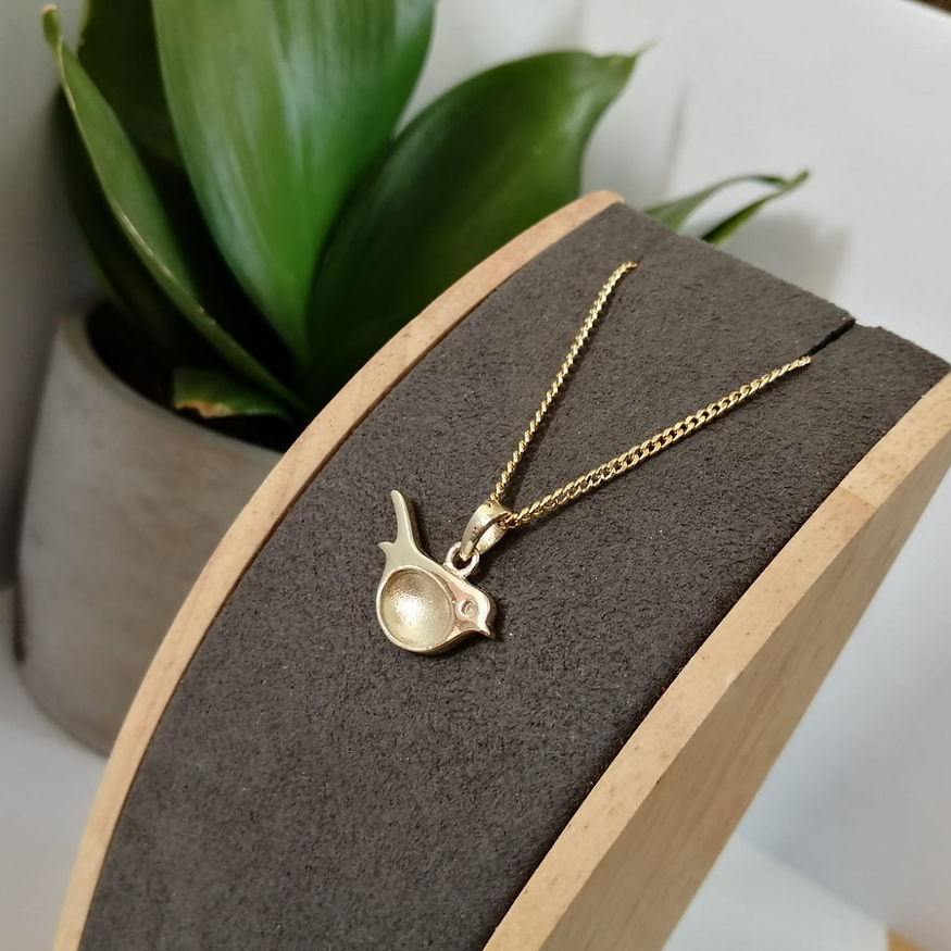 remembrance gold necklace