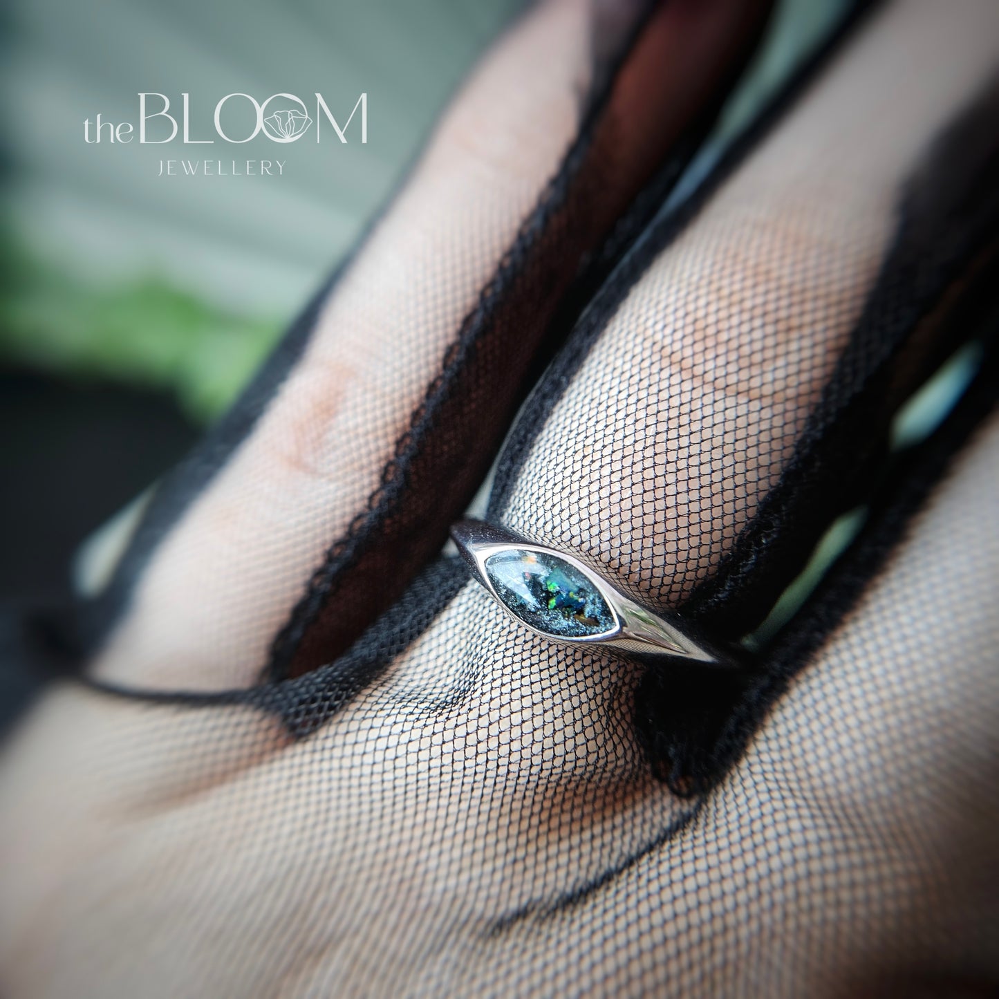 Almond Inlay Ring