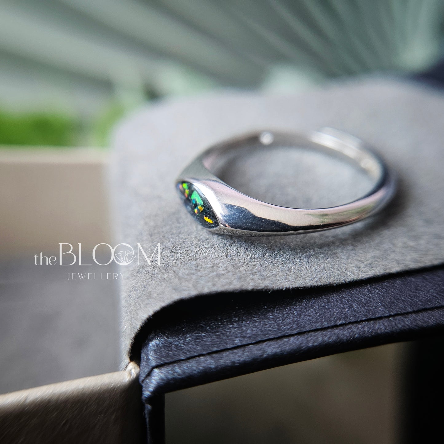 Almond Inlay Ring