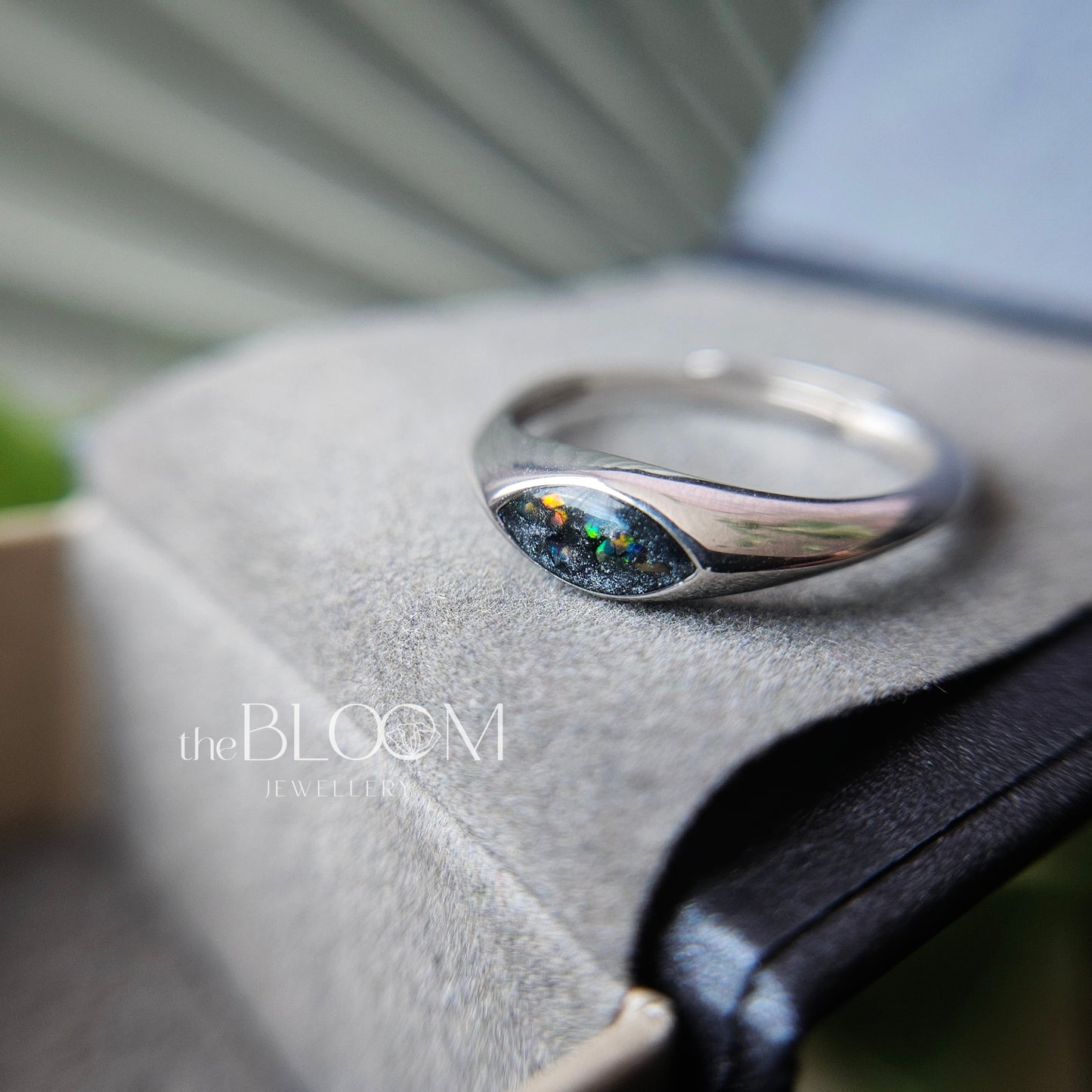 Almond Inlay Ring
