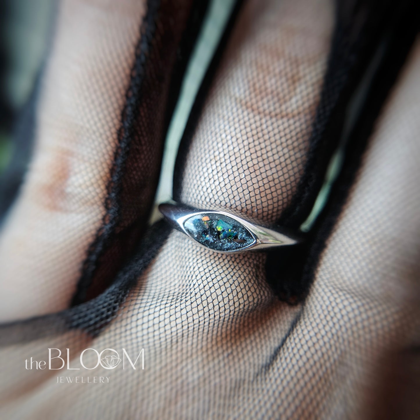 Almond Inlay Ring