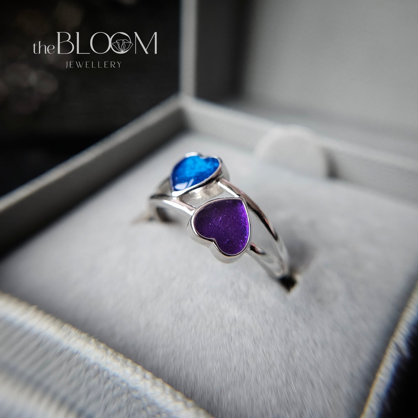 silver ring for cremation ashes