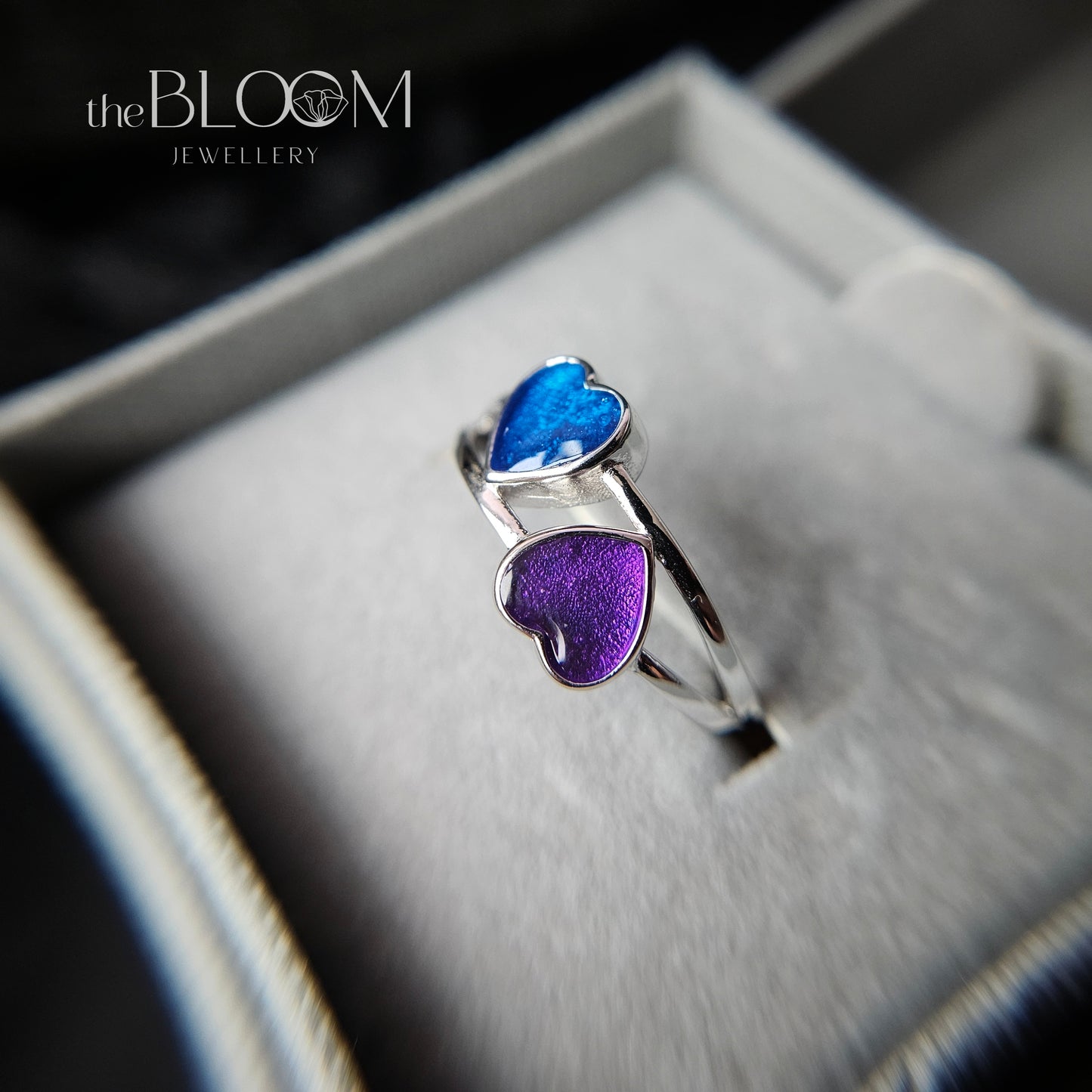 silver ring for cremation ashes