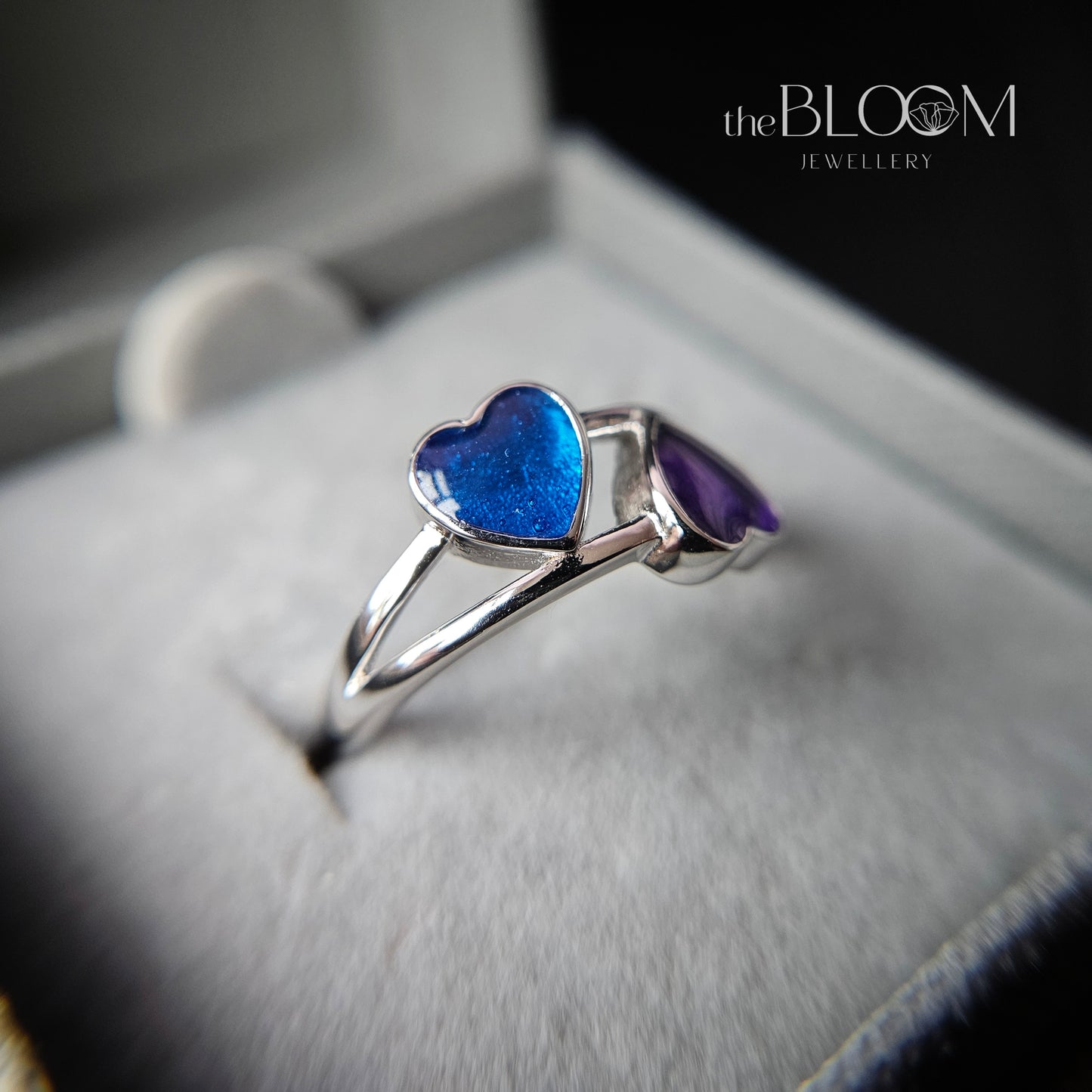 silver ring for cremation ashes