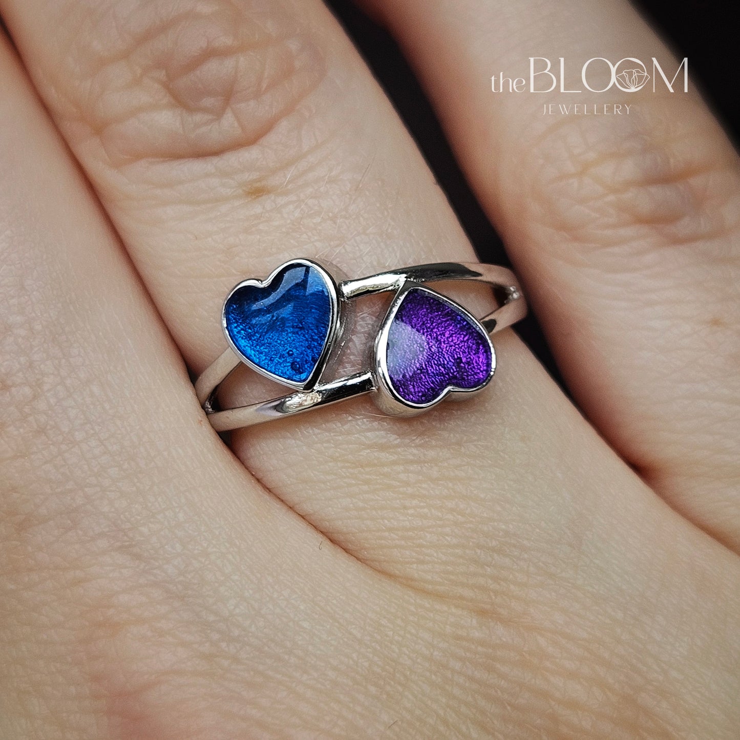 silver ring for cremation ashes