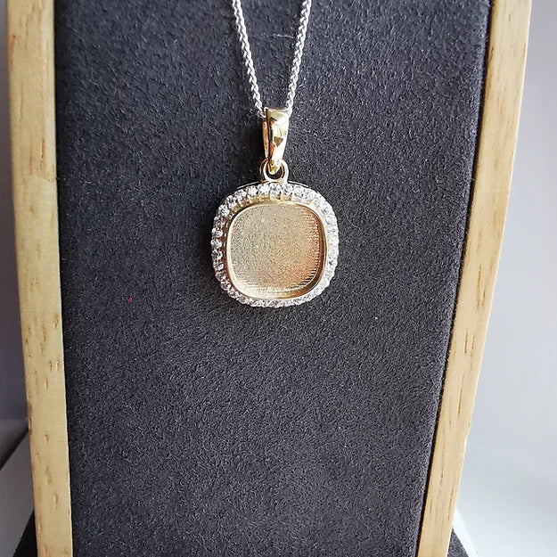 gold necklace to hold ashes