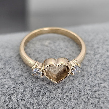 heart ring for ashes