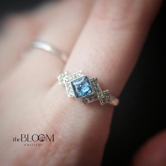 elegant ring for ashes