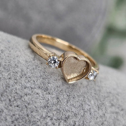 heart ring for ashes