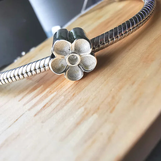 flower memorial charm