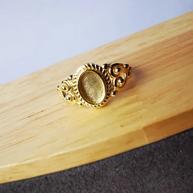 gold ring for hair