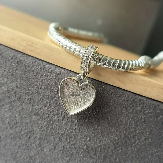 heart dangle memorial charm