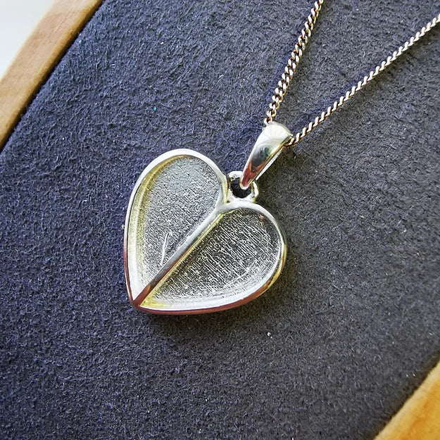 memorial heart necklace