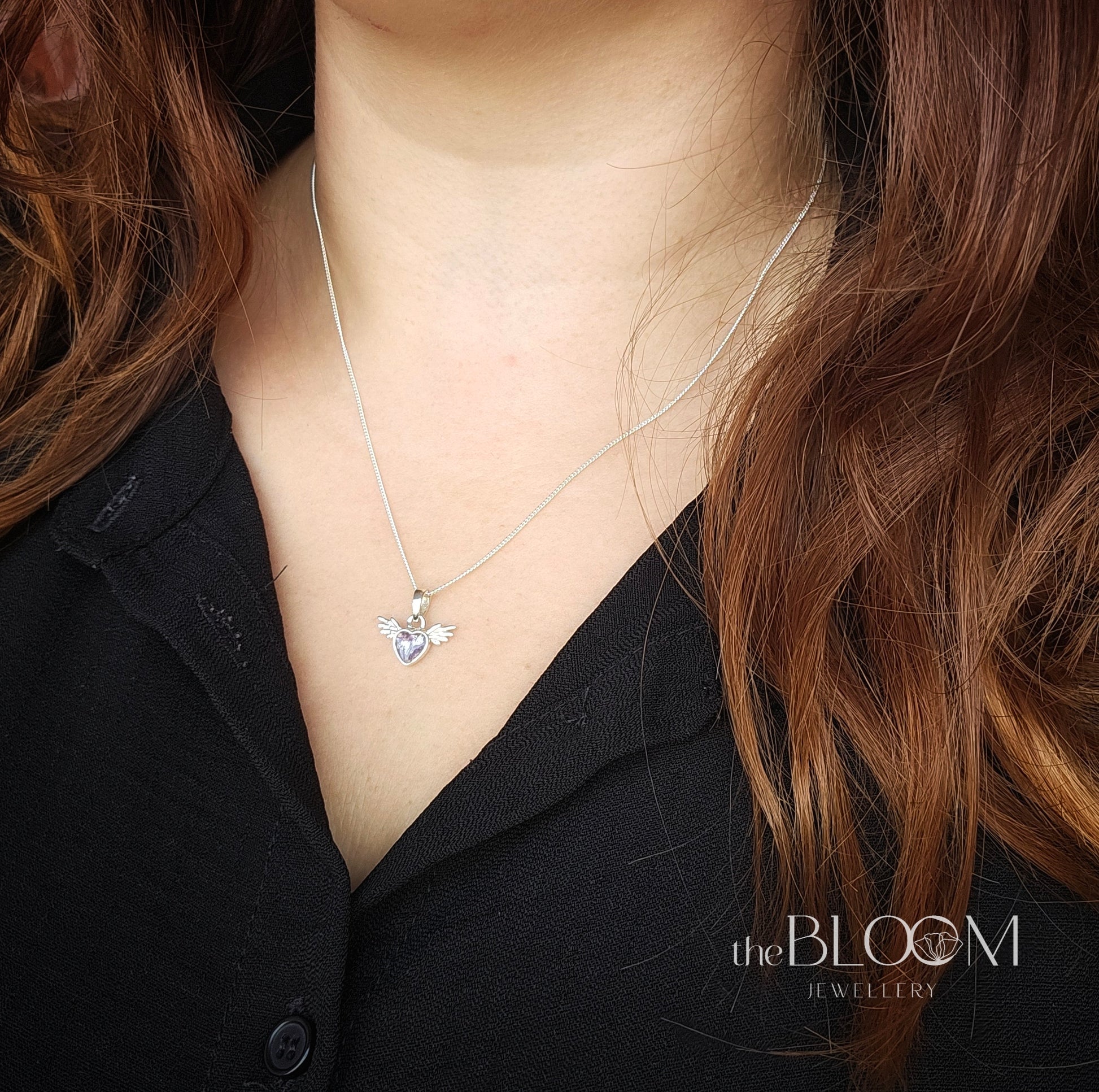 memorial necklace for wife