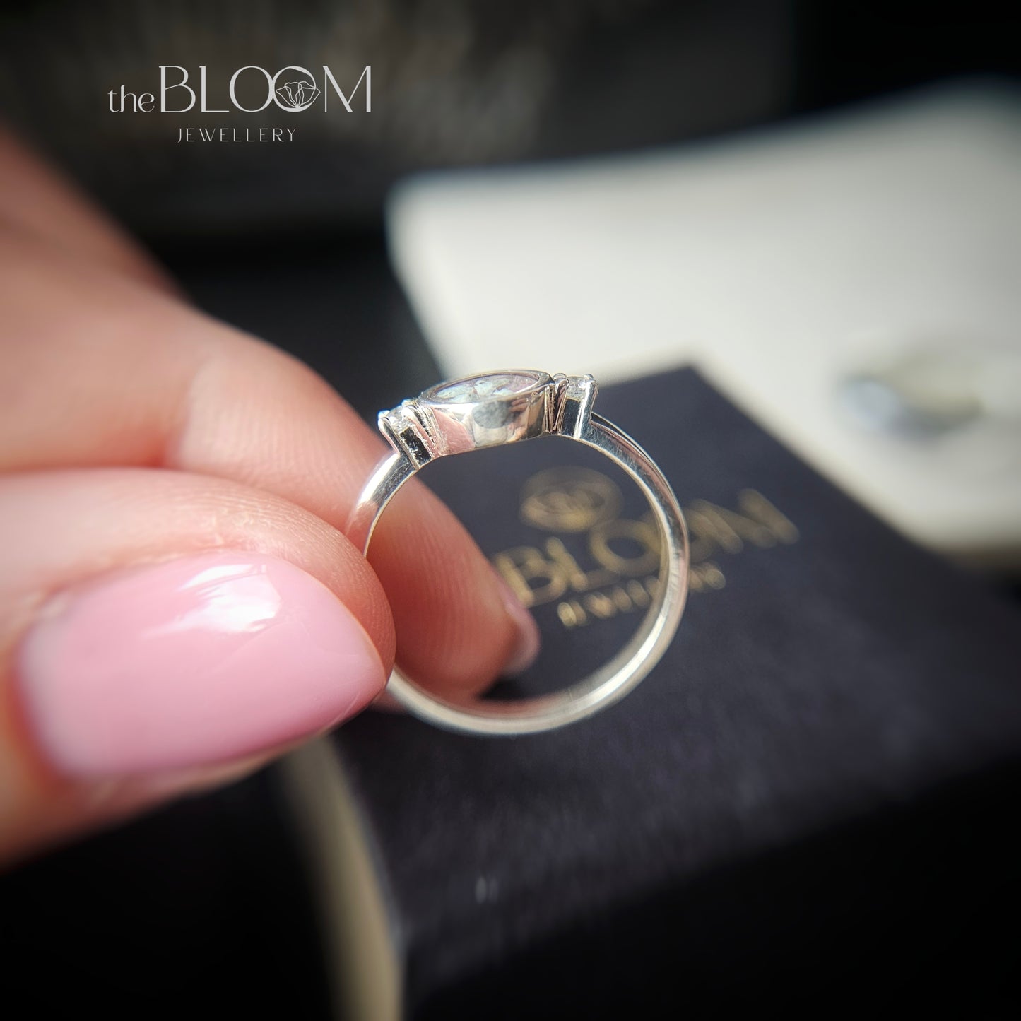 keepsake ring with hair