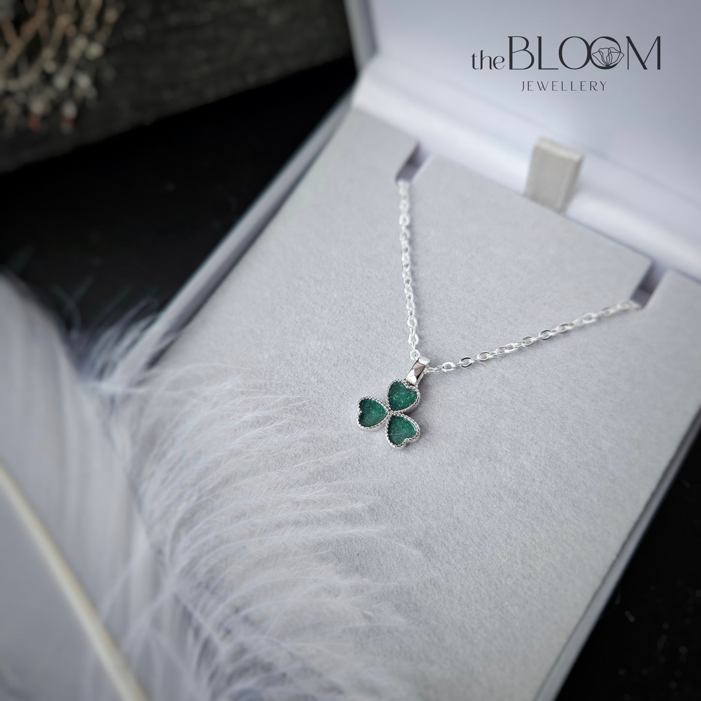 shamrock keepsake necklace