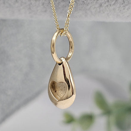 memorial gold necklace