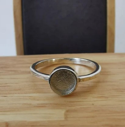 minimalistic memorial ring