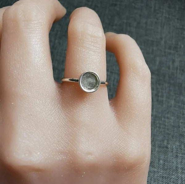 minimalistic memorial ring