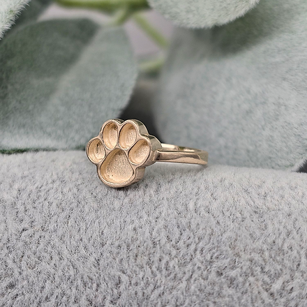 gold ring for dog ashes