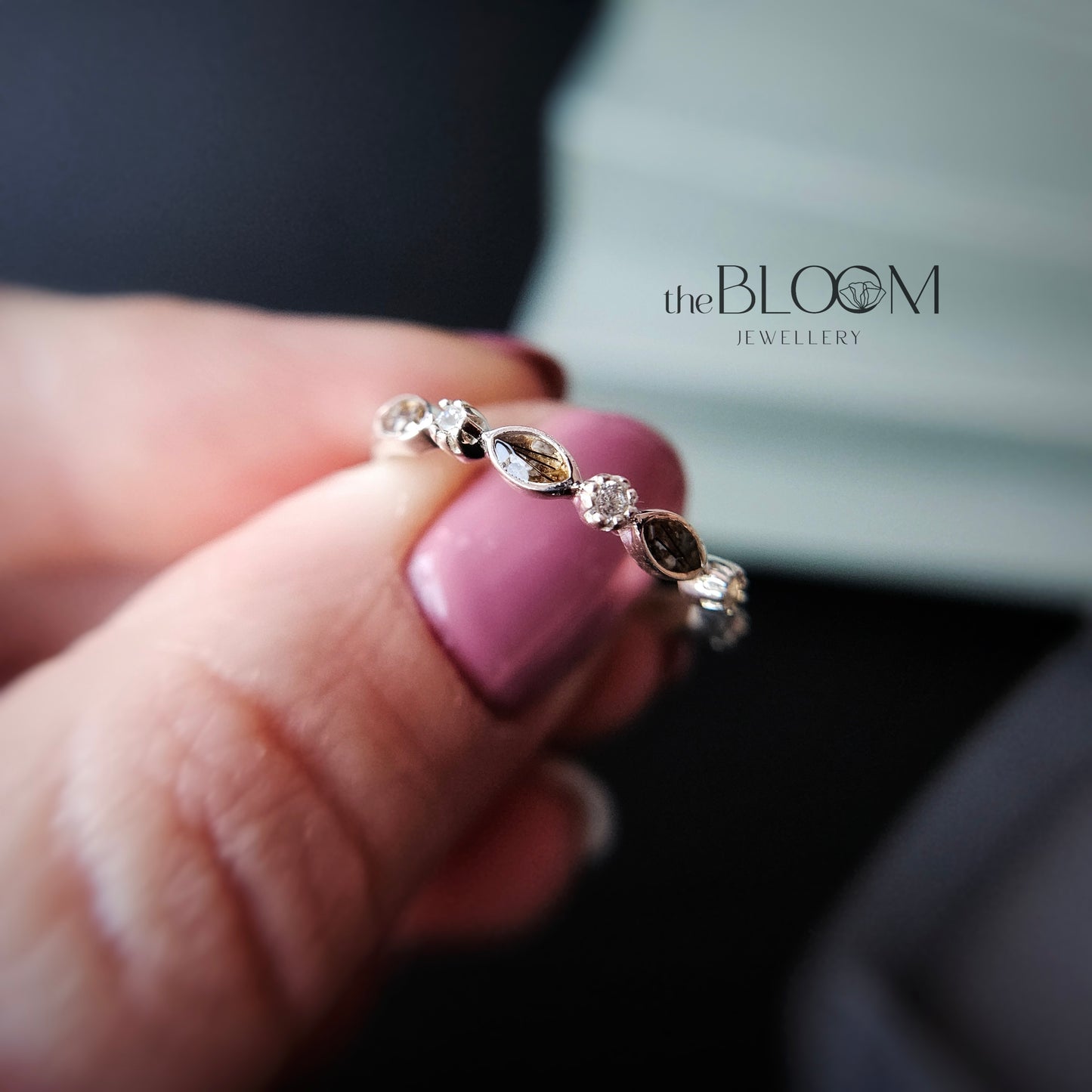 ring with fur