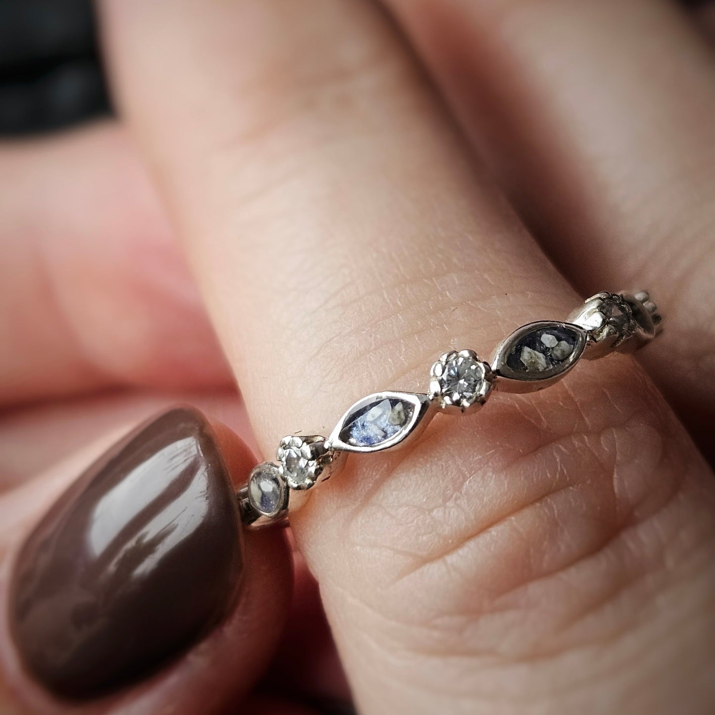 ring with mother's ashes