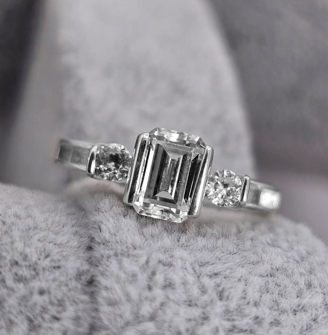 Keepsake Square Crystals Ring
