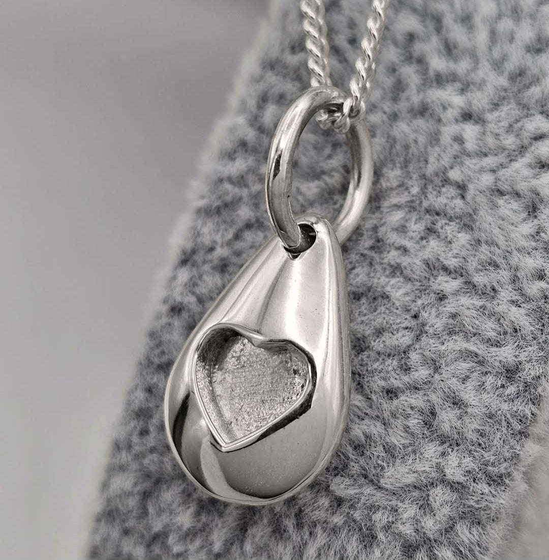 Pebble Heart Necklace