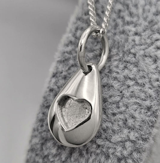 Pebble Heart Necklace