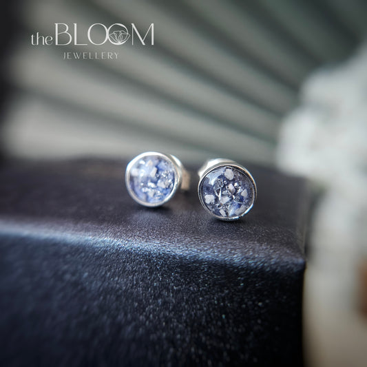 round keepsake earrings