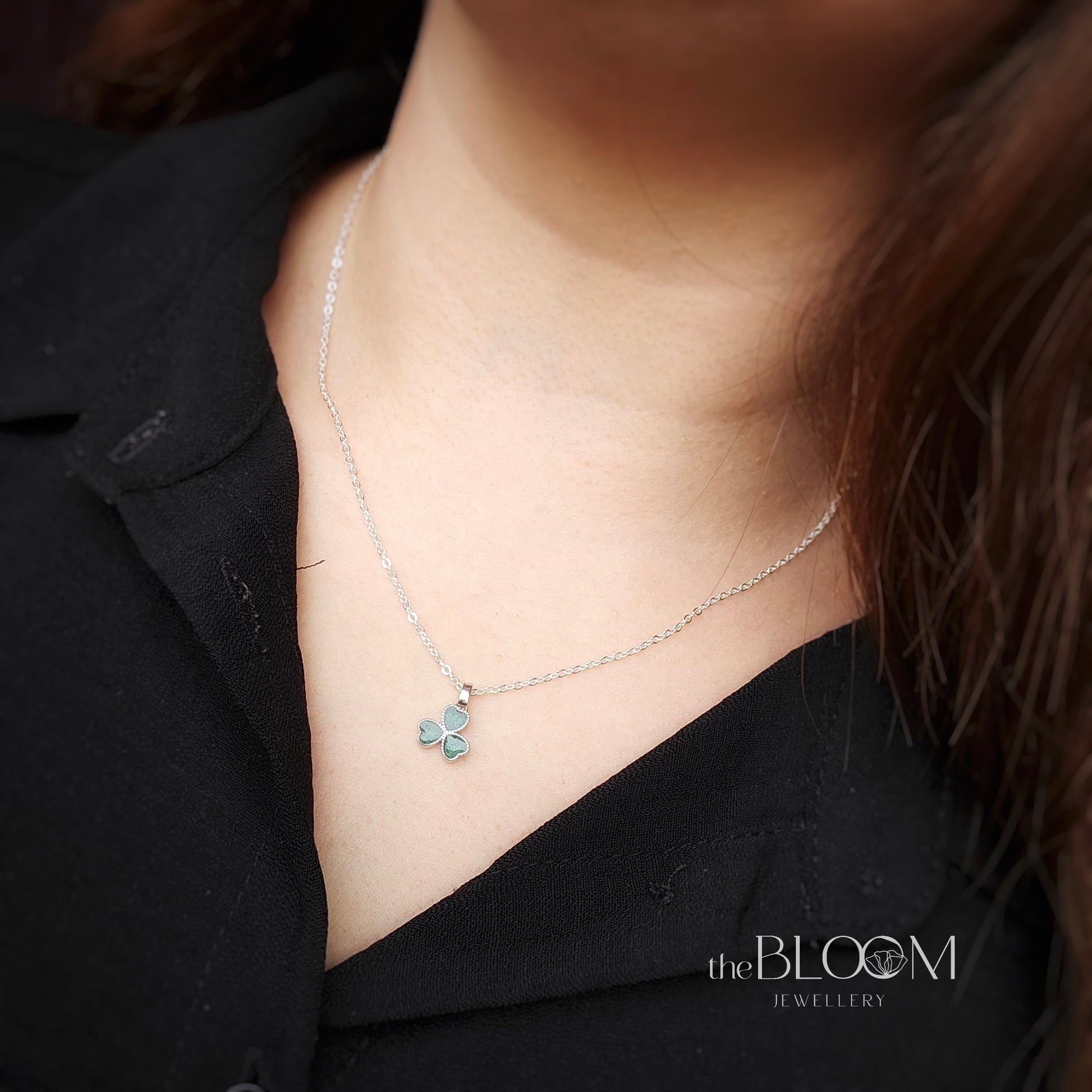 shamrock keepsake necklace