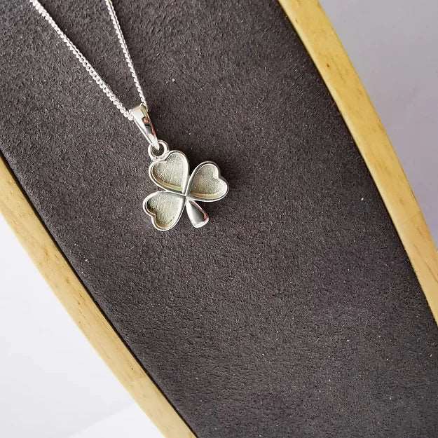 shamrock memorial pendant