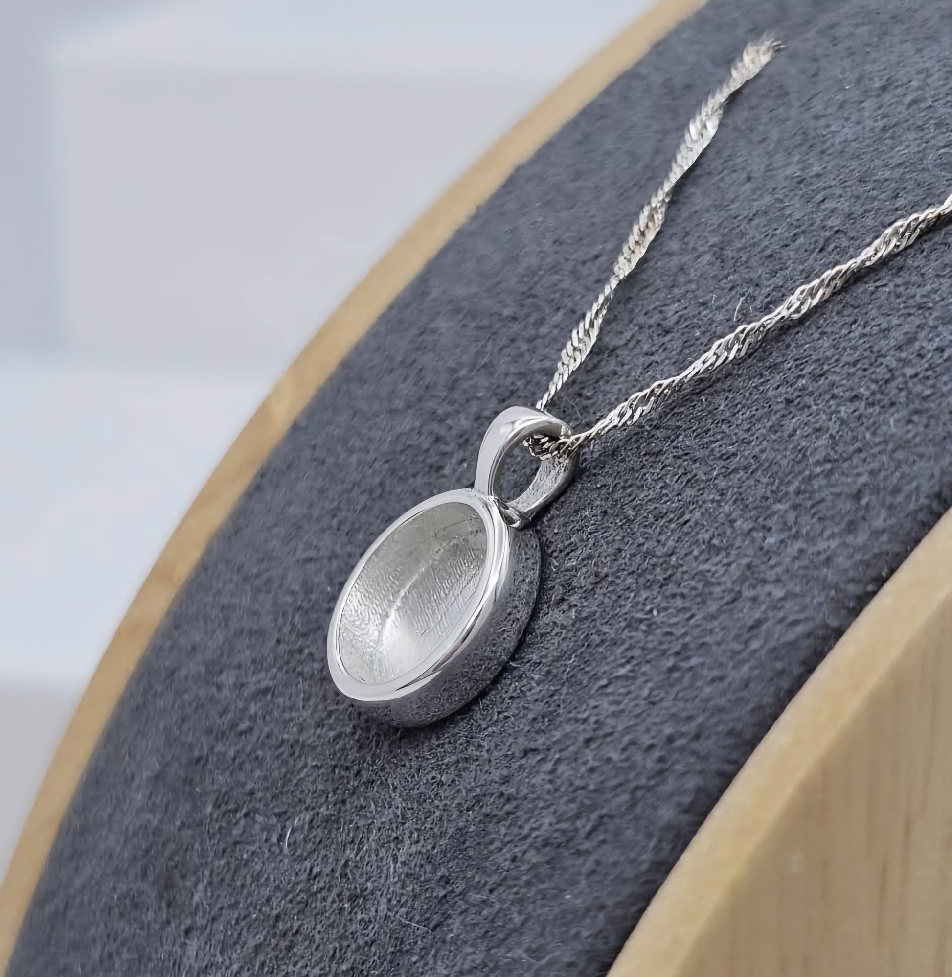 silver keepsake necklace