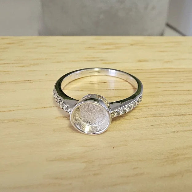 silver keepsake ring