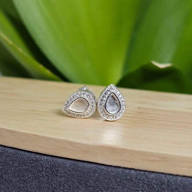 teardrop memorial studs