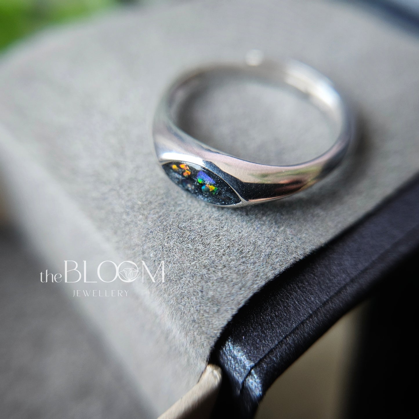 Almond Inlay Ring