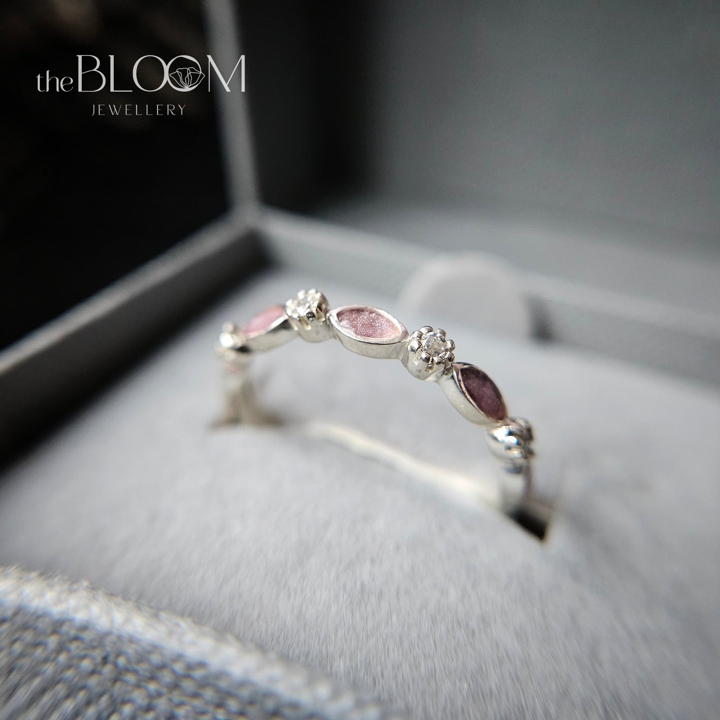 elegant memorial ring for her