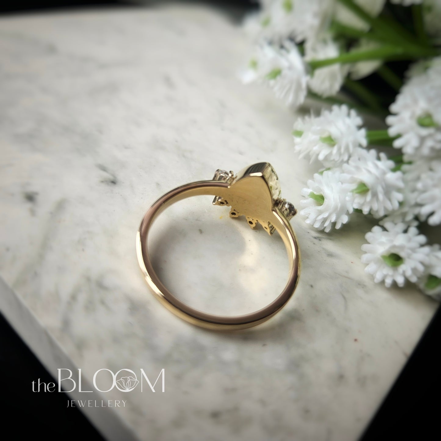 gold memorial jewellery ring