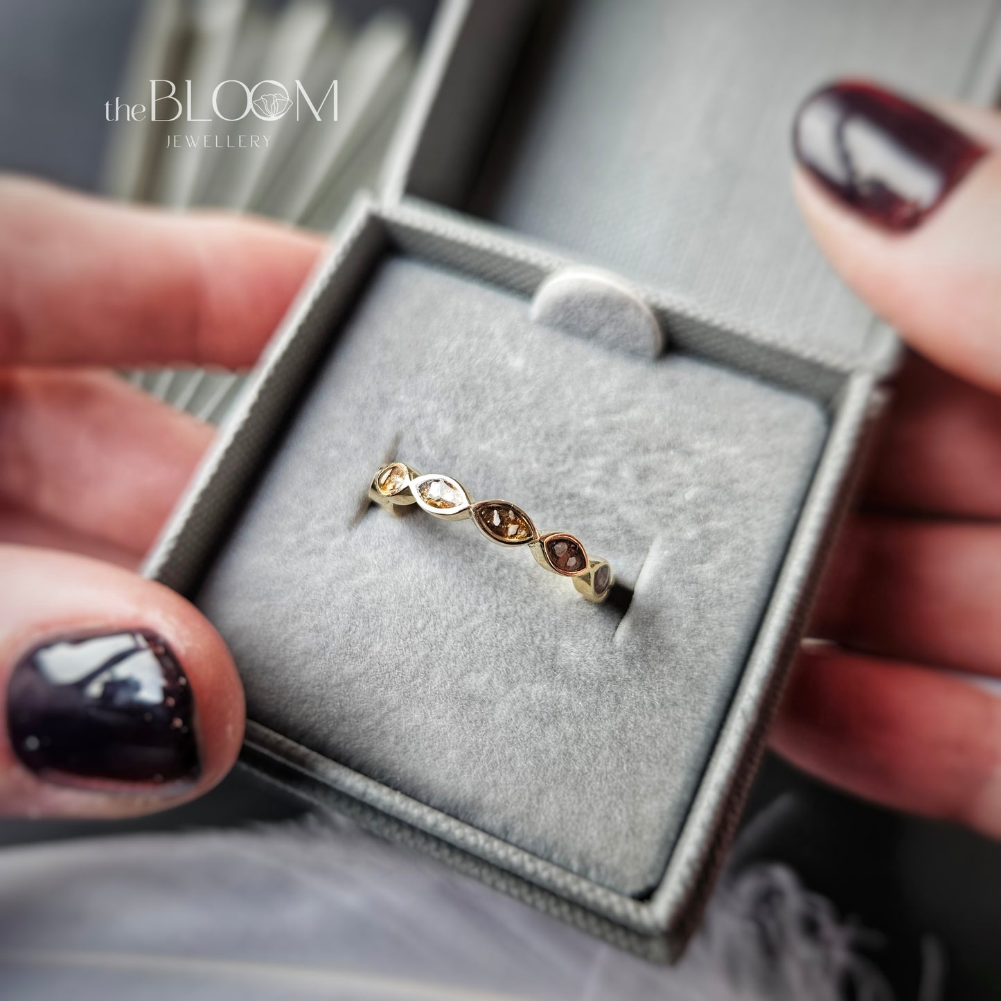 gold memorial ring for ashes