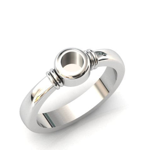 simple round ring for ashes