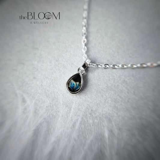 memorial droplet necklace