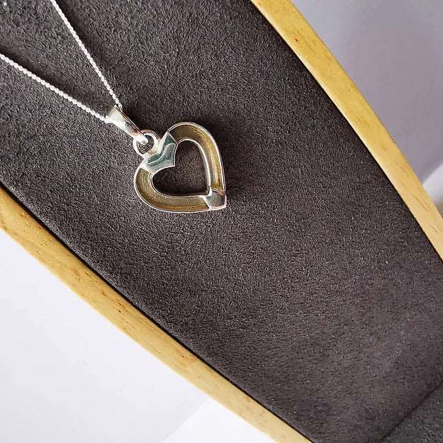 memorial necklace heart