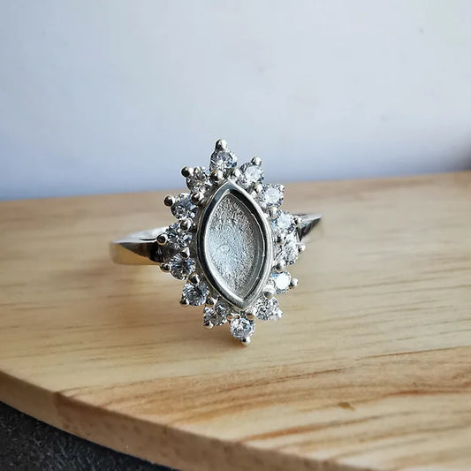 memorial silver ring