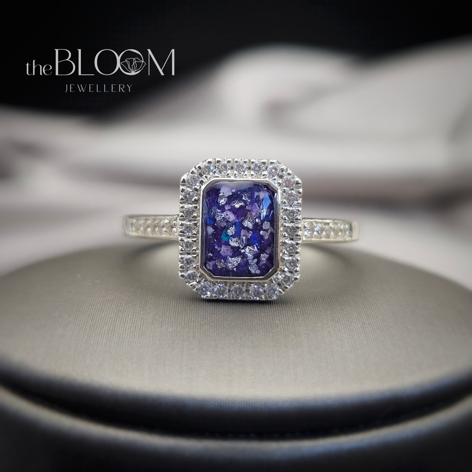 silver ring to hold ashes