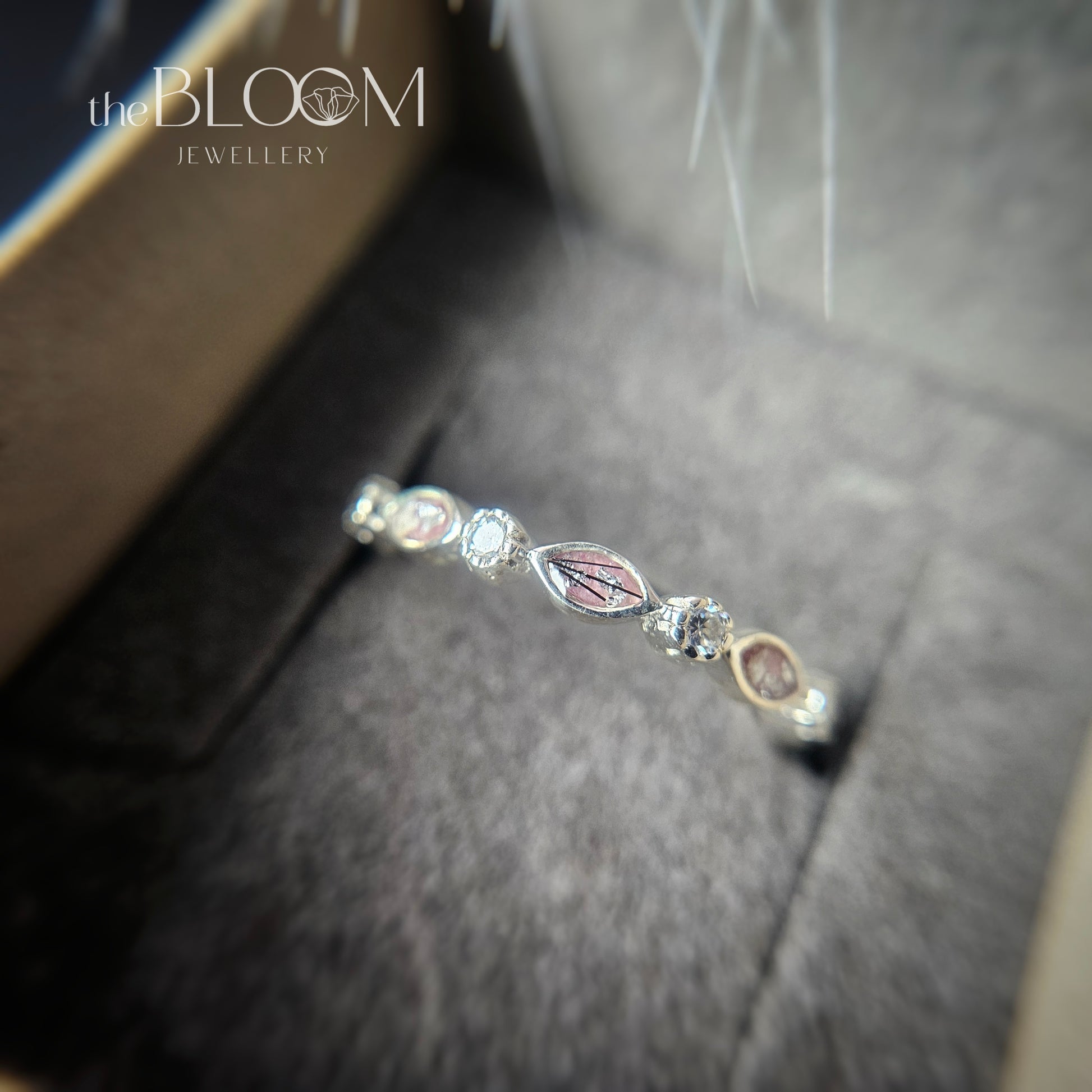 ring with hair and ashes