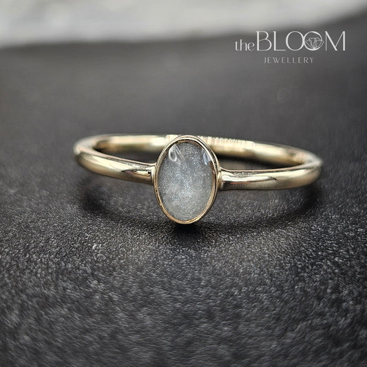 Gold Oval Ring