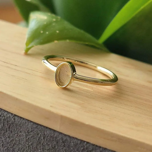 simple memorial ring