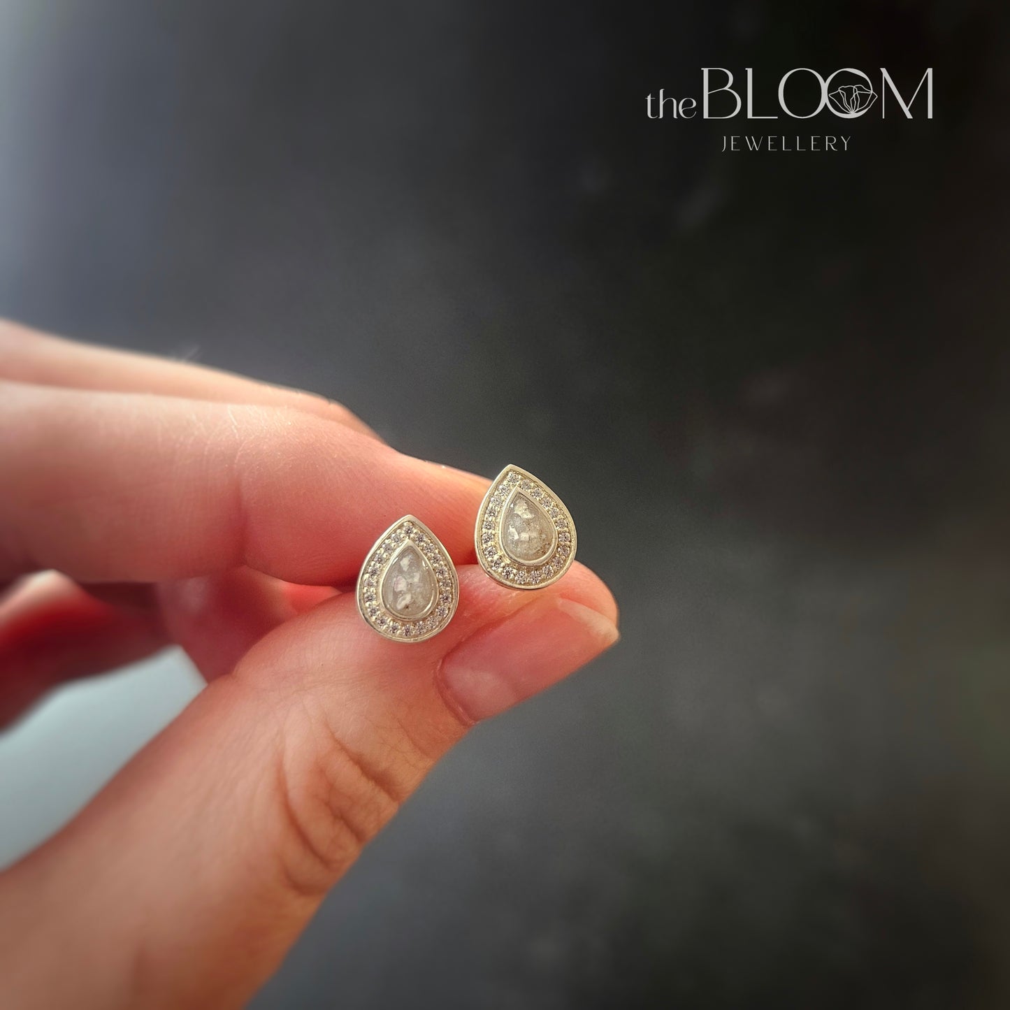 teardrop keepsake earrings